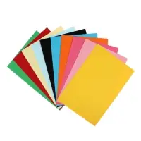 Картон цветной Calligrata, А4, 100 листов, 10 цветов, двусторонний, тонированный в массе