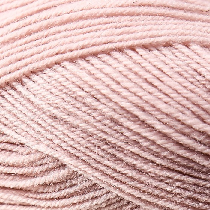 Пряжа Пряжа "Австралийский меринос" 95%мер. шерсть,5% акрил объёмный 400м/100гр (374-Розовый беж)