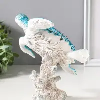 Фигурка полистоун &laquo;Коралловый риф. Черепаха на подставке&raquo;, 17.5&times;11&times;19 см
