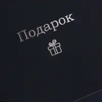 Конверт подарочный &laquo;Подарок&raquo;, софт тач, тиснение, 19&times;9 см