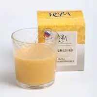 Ароматическая свеча в стакане &laquo;Мёд и молоко&raquo;, 8&times;8.5 см, 30 ч
