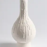 Ваза для цветов &laquo;Кристилис&raquo;, 22&times;10.5 см, керамика, белая