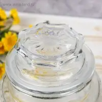 Банка для сыпучих продуктов &laquo;Аригато&raquo;, 1 л,12&times;12&times;17 см, стекло, прозрачная