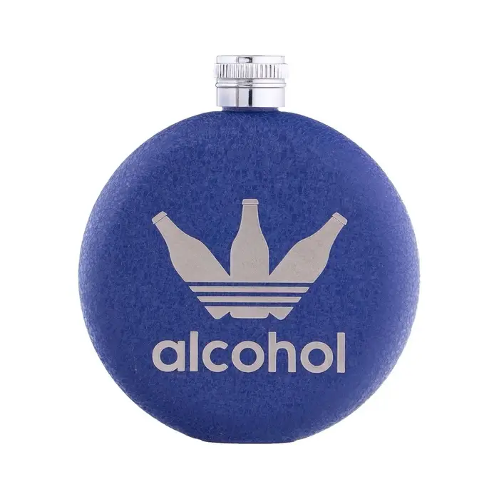 Фляжка, нержавеющая сталь, круглая, 150 мл, 5 oz