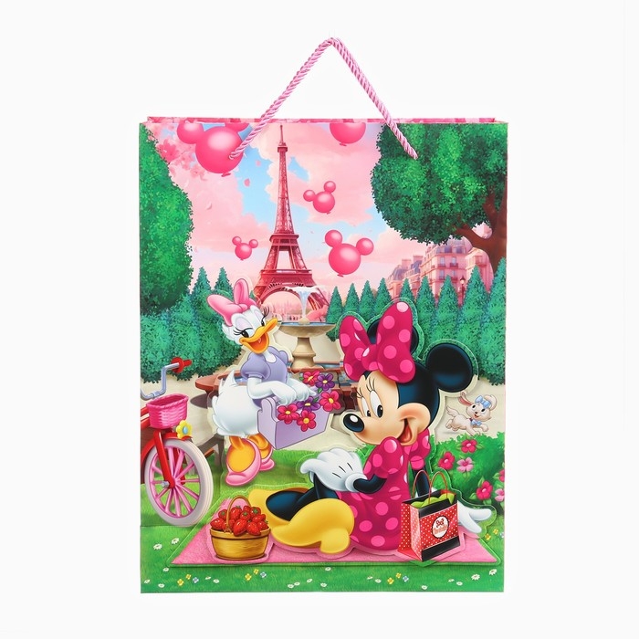 Пакет подарочный 3Д Пакет подарочный 3Д "Пусть исполняются мечты!" 40х31х11.5 см, Минни Маус
