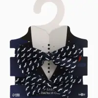 Галстук - бабочка для мальчика и папы M&B Family look, 2 шт., синий