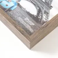 Фоторамка пластик 20х25 см "Ламберто" бежево-чёрный с золотом 26х21х3,5 см