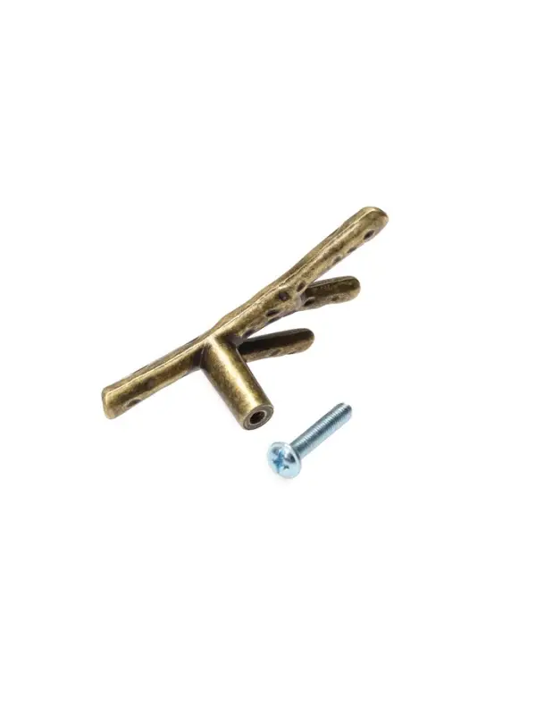 Ручка-кнопка CAPPIO &laquo;Ветка&raquo;, цвет старинная бронза