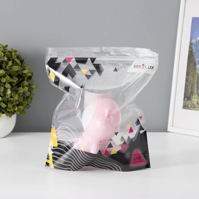 Ночник «Приветливый космонавт» 1Вт LED 4000-6000К Розовый 10х9х11,5см Ночник «Приветливый космонавт» 1Вт LED 4000-6000К Розовый 10х9х11,5см