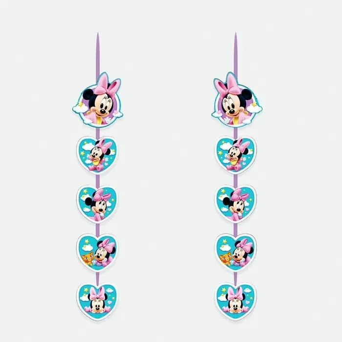 Гирлянда на люверсах «Мне 1 год», длина 137 см, Минни Маус Гирлянда на люверсах «Мне 1 год», длина 137 см, Минни Маус