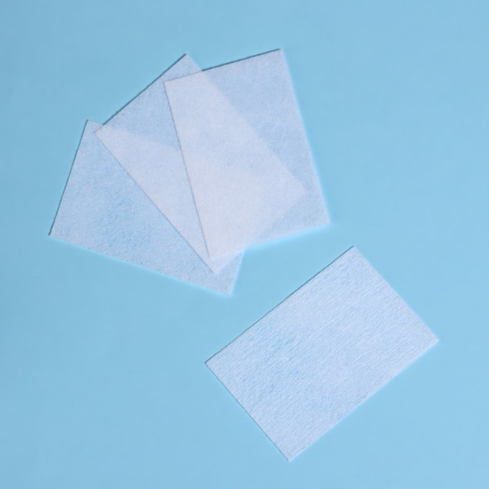 Салфетки для маникюра, безворсовые, 100 шт, 6 × 4 см Салфетки для маникюра, безворсовые, 100 шт, 6 × 4 см