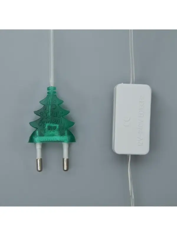 Гирлянда &laquo;Нить&raquo; 2.5 м, IP20, прозрачная нить, 25 LED, свечение мульти, фиксинг, 220 В