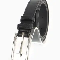 Ремень женский, 110&times;2.7 см, пряжка металл, серебристая, чёрный