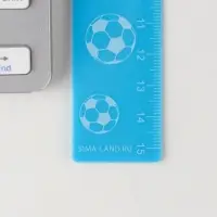 Линейка пластиковая 15 см &laquo;Точно в цель&raquo;, синий корпус