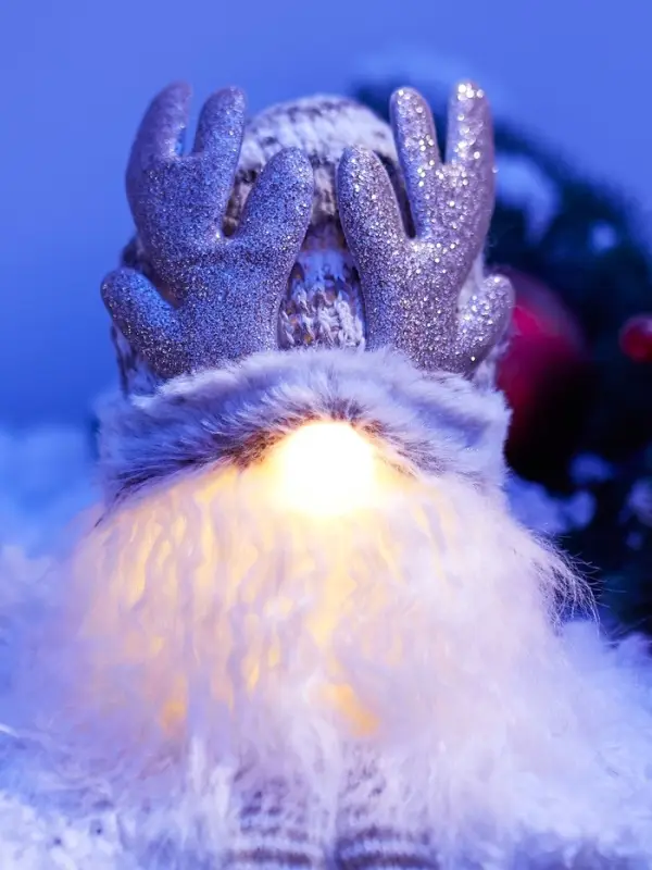 Фигура текстиль «Гном лосяш» 33 см, 1 LED, от батареек AG13×3, свечение тёплое белое Фигура текстиль «Гном лосяш» 33 см, 1 LED, от батареек AG13×3, свечение тёплое белое