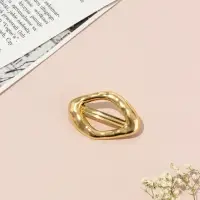 Заколка - автомат для волос QF &laquo;Биатрикс&raquo; грация, 6 см, золото