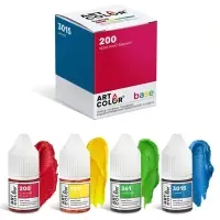 Набор гелевых пищевых водорастворимых красителей Art Color Base, 4 цвета