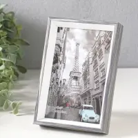 Фоторамка пластик 10х15 см "Данте" чёрный состаренный 16х10,8х2,5 см