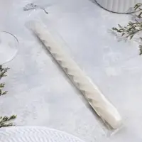 Свеча витая, 2.3&times;24.5 см, 5 ч, 50 г, слоновая кость