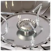 Плита газовая портативная maclay, для кемпинга, с ветрозащитой, 17&times;13 см, большая, круглая
