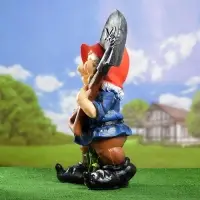 Садовая фигура "Гном с лопатой" большой 38х26х72см