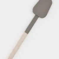 Лопатка Доляна &laquo;Стоун&raquo;, силикон, 30&times;6.5 см, серая