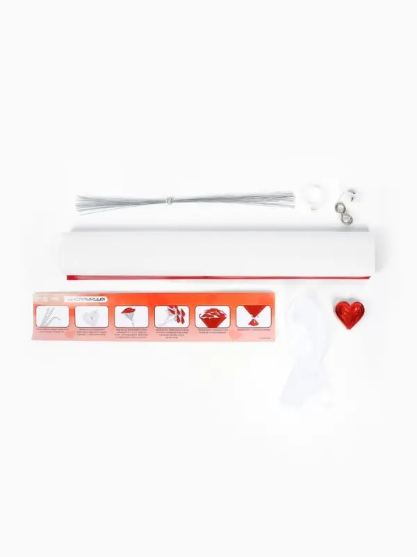 Букет из сердечек, светящийся, набор для творчества, 35 шт.