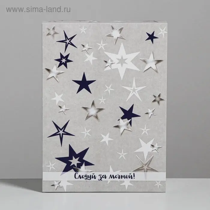 Коробка подарочная складная, упаковка, «Следуй за мечтой», 22 х 30 х 10 см Коробка подарочная складная, упаковка, «Следуй за мечтой», 22 х 30 х 10 см