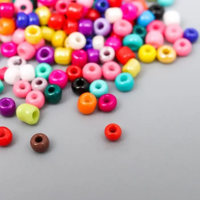 Бисер круглый 12/0 в бутылочке  Бисер круглый 12/0 в бутылочке "Разноцветный" 20 гр