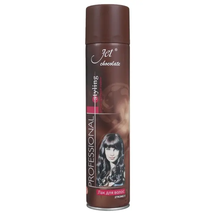 Лак для волос Jet chocolate Strong maxi &laquo;Экстра сильная фиксация&raquo;, 300 мл