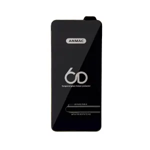 Защитное стекло для Xiaom Redmi Note 12 Anmac 6D Black без упаковки Арт. 1137434 (10 шт./уп.)