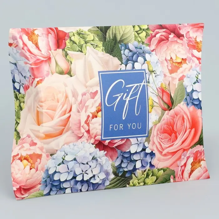 Коробка подарочная складная фигурная, упаковка, «Яркие цветы», 11 х 8 х 2 см Коробка подарочная складная фигурная, упаковка, «Яркие цветы», 11 х 8 х 2 см