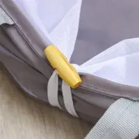 Корзина для белья складная Доляна, 35&times;35&times;43 см, серая