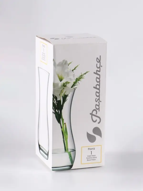 Ваза &laquo;Крапле&raquo;, h=26 см, стекло, серая