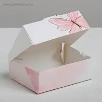 Кондитерская упаковка, коробка с ламинацией «Мечтай», 10 х 8 х 3.5 см