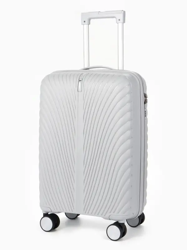 Чемодан на колёсах, 20", кодовый замок, 36&times;20&times;54 см, серый