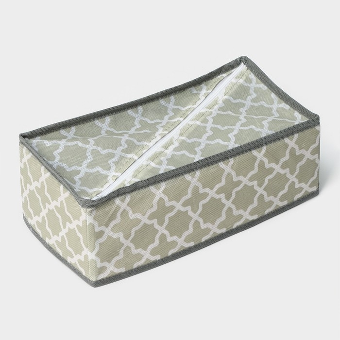 Органайзер для хранения белья «Гранж», 8 ячеек, 28×15×13 см, цвет серый Органайзер для хранения белья «Гранж», 8 ячеек, 28×15×13 см, цвет серый