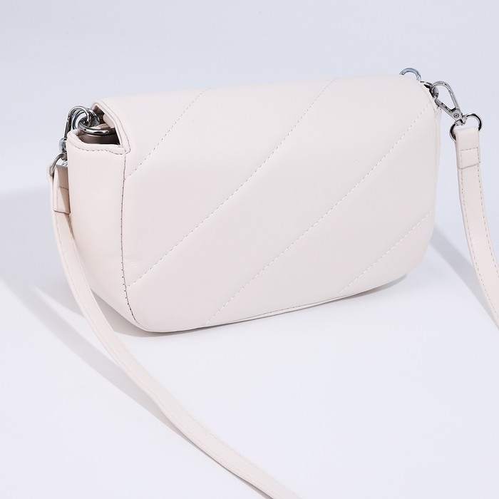 Сумка-мессенджер на магните, цвет белый Сумка-мессенджер на магните, цвет белый