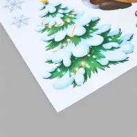 Наклейки на окна многоразовые &laquo;С Новым годом!&raquo;, 50&times;70 см