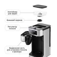 Кофемашина капельная КТ-7522 - 1000 Вт