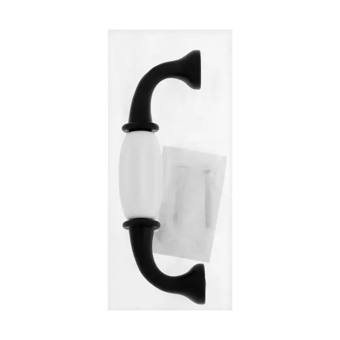 Ручка-скоба CAPPIO RSC012, пластик, м/о 96 мм, цвет черный Ручка-скоба CAPPIO RSC012, пластик, м/о 96 мм, цвет черный