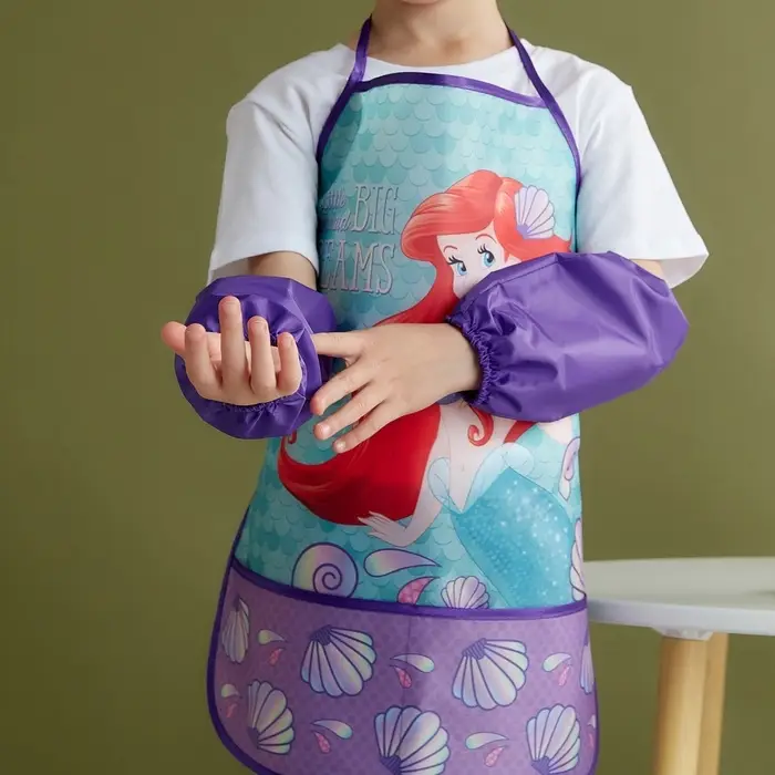 Фартук с нарукавниками детский &laquo;Ариэль&raquo;, Принцессы, 49&times;39 см