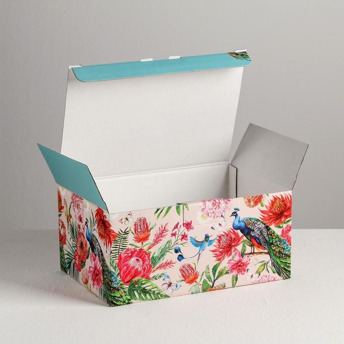 Коробка‒пенал, упаковка подарочная, «Present», 22 х 15 х 10 см Коробка‒пенал, упаковка подарочная, «Present», 22 х 15 х 10 см