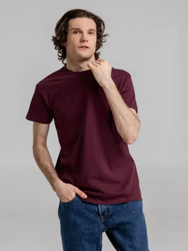 Футболка Imperial 190 бордовая, размер S