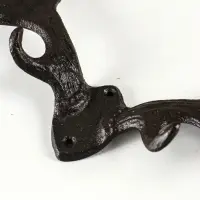 Настенные крючки декоративные &laquo;Лосиные рога&raquo;, чугун, панно, 22&times;35&times;9 см