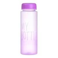 Бутылка для воды, напитков, спортивная, в школу, 500 мл, My bottle,19.5 х 6 см, сиреневая