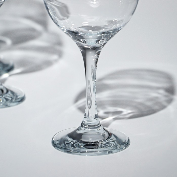 Набор стеклянных бокалов Amber, 365 мл, 6 шт, золотая кайма Набор стеклянных бокалов Amber, 365 мл, 6 шт, золотая кайма