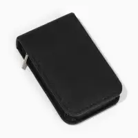 Набор маникюрный, 6 предметов, в футляре на молнии, чёрный