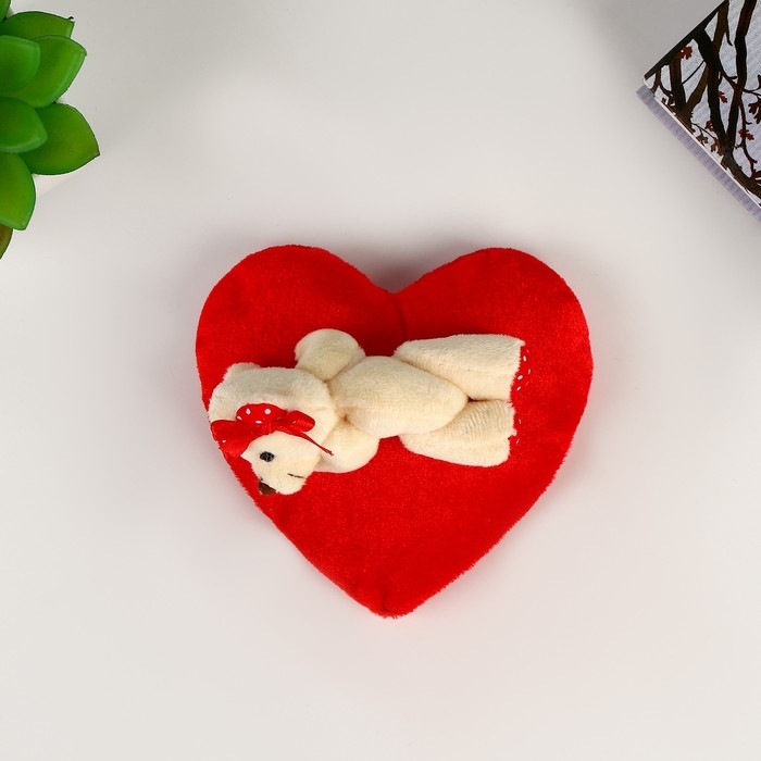 Мягкая игрушка «Медведь на сердце», виды МИКС Мягкая игрушка «Медведь на сердце», виды МИКС