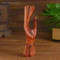 Подставка для колец дерево "Рука роспись" 20 см Подставка для колец дерево "Рука роспись" 20 см